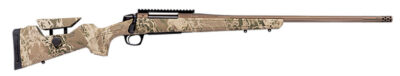 CVA CR3969 Cascade Long Range Hunter Full Size 7mm PRC 24″ Smoked Bronze Cerakote Steel Threaded Barrel, Realtree Hillside Synthetic Stock