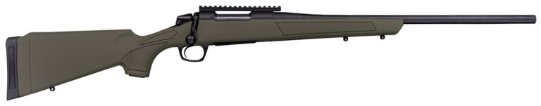CVA CR3902G Cascade  270 Win 4+1 24″ Black Cerakote Steel Threaded Barrel, Black Cerakote Receiver, OD Green Synthetic Stock