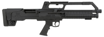 Escort HEBA20180001 BullTac SA 20 Gauge Semi-Auto 3″ 5+1 18″ Black Stainless Steel Barrel, Black Aluminum/Polymer Receiver w/Picatinny Rail, Black Bullpup Synthetic Stock, Black Grip