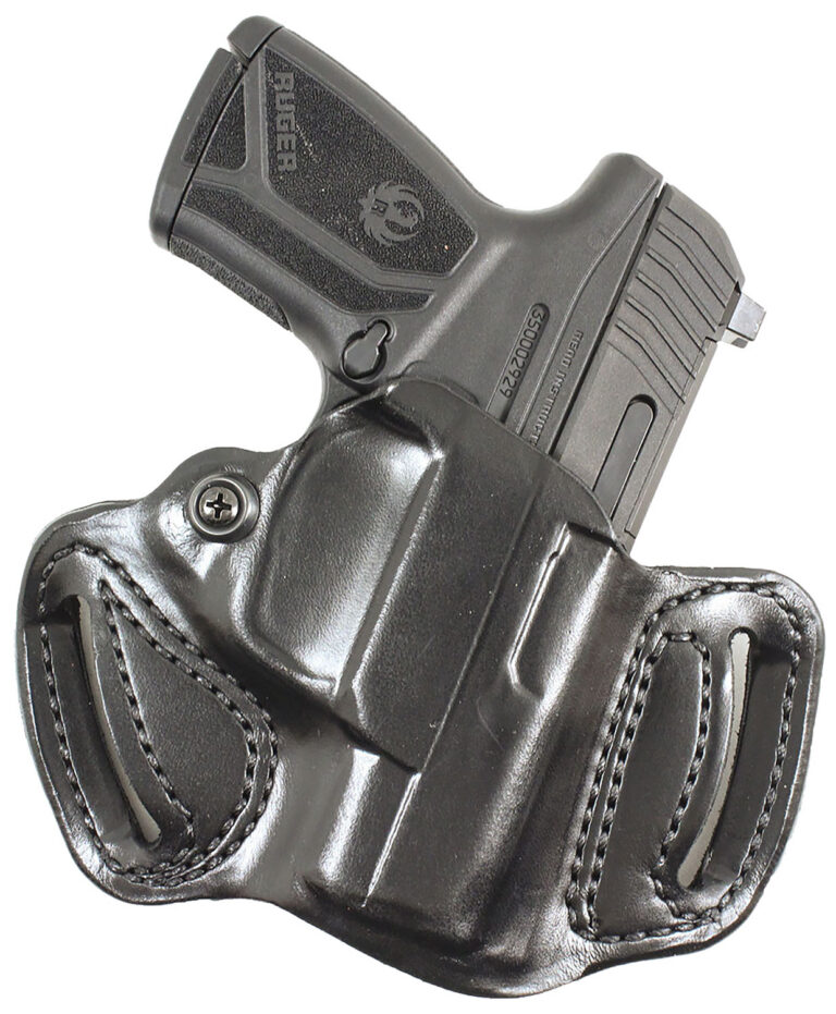 DeSantis Gunhide 086BA1ZZ0 Mini Slide Black Leather Fits Rost Martin RMIC Belt Loop Mount Right Hand DeSantis Gunhide 086BA1ZZ0 Mini Slide Black Leather Fits Rost Martin RMIC Belt Loop Mount Right Hand
