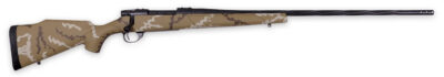 Weatherby VHH7MMPR6B Vanguard Outfitter Full Size 7mm PRC 3+1 26″ Black Cerakote #2 Fluted/Threaded Barrel & Drilled & Tapped Steel Receiver, Tan w/Brown & White Sponge Monte Carlo Synthetic Stock