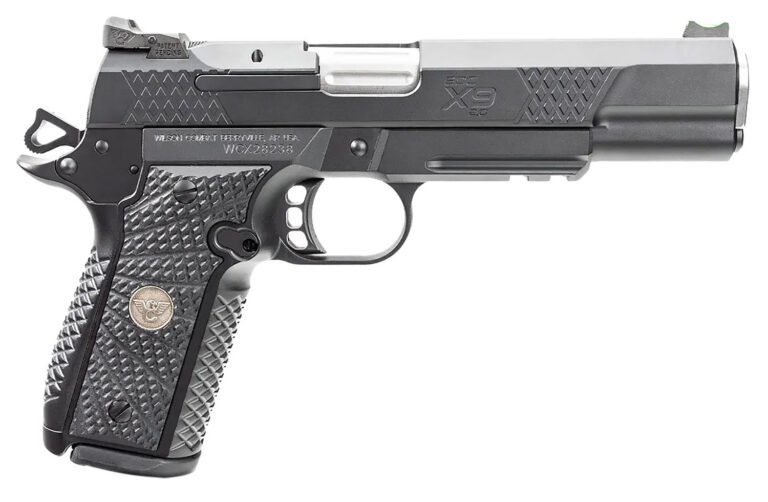 Wilson Combat 2EDCXLPR9 EDC X9 2.0 Compact Frame 9mm Luger 15+1 5″ Steel Barrel, Black Armor-Tuff Serrated Stainless Steel Slide, Aluminum Frame w/Picatinny Rail, Black G10 Starburst Grip Wilson Combat 2EDCXLPR9 EDC X9 2.0 Compact Frame 9mm Luger 15+1 5″ Steel Barrel, Black Armor-Tuff Serrated Stainless Steel Slide, Aluminum Frame w/Picatinny Rail, Black G10 Starburst Grip
