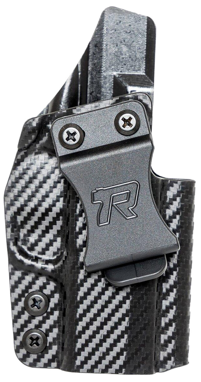 Rounded Gear GLKG43CFRHVAR Kydex IWB Black Kydex Fits Glock 43 Belt Clip Right Hand Rounded Gear GLKG43CFRHVAR Kydex IWB Black Kydex Fits Glock 43 Belt Clip Right Hand