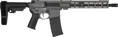 CMMG 30AB20FTNG Banshee MK4 300 Blackout 30+1 12.50″ Black Nitride Medium Taper Threaded Barrel, EML 7″ M-LOK Handguards, Tungsten Cerakote Aluminum Picatinny Rail Receiver, CMMG Zeroed Grips