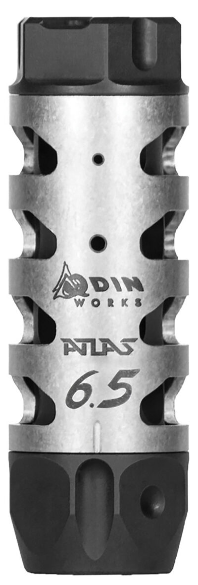Odin Works MBATLAS65 Atlas Compensator 5/8-24 Threads 3″ OAL 1″ Diameter 6.5 Grendel