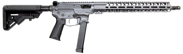 Battle Arms Development XIPHOS001 Xiphos  30+1 16″ Black Barrel, Combat Gray Picatinny Rail Aluminum Receiver, M-LOK Handguard, Black Synthetic Stock, Adj Black Grip
