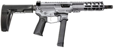 Battle Arms Development XIPHOS004 Xiphos  9mm Luger 30+1 8.50″ Black Barrel, M-LOK Handguards, Combat Gray Aluminum Picatinny Rail Receiver  Black Synthetic Adjustable Stock, Adj Black Grips