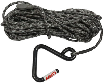 Hawk HWKHA3032 Jaw Hook Hoist Rope Black 35′ Long