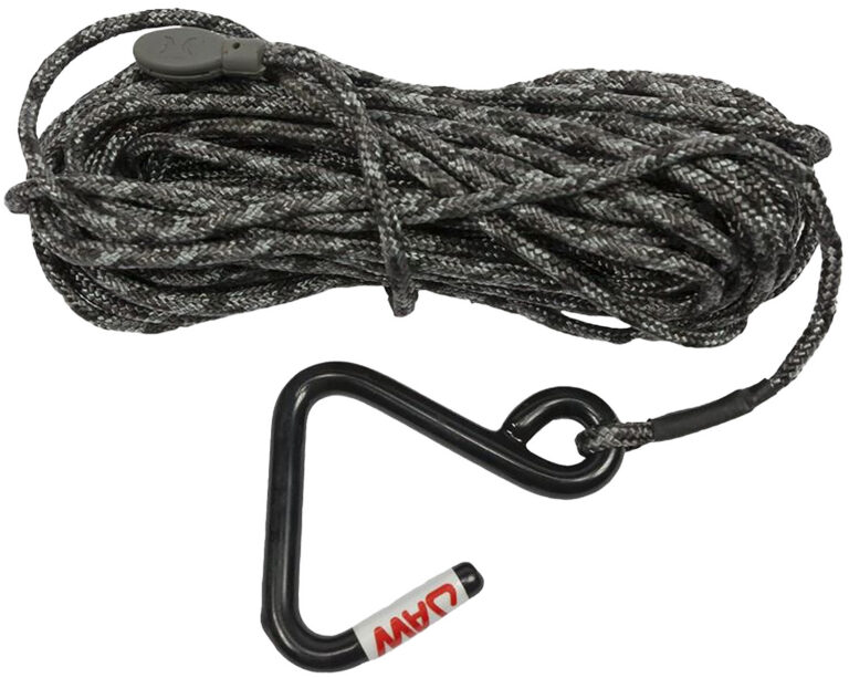 Hawk HWKHA3032 Jaw Hook Hoist Rope Black 35′ Long