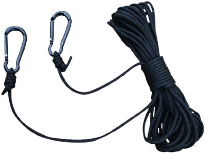 Muddy MUD-LA050   Lift Cord Nylon 30′ Long Includes 2 Carabiners