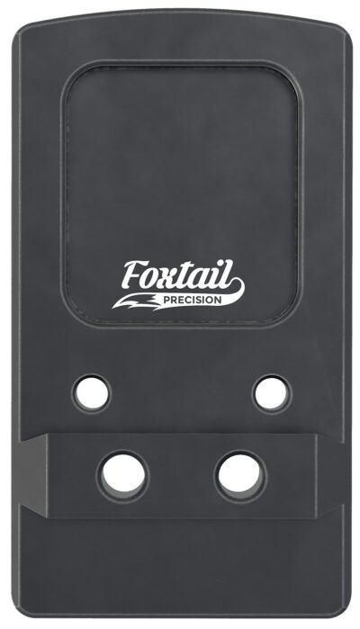 Foxtail Precision 100015 Rear Sight Dovetail Optic Adapter Plate for non MOS Glock  Black Anodized Glock Non MOS