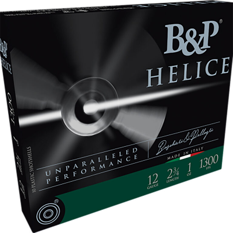 B&P Ammunition 12B1FE75 Helice Electro 12Gauge 2.75″ 1oz 7.5Shot 10 Per Box/10 Case B&P Ammunition 12B1FE75 Helice Electro 12Gauge 2.75″ 1oz 7.5Shot 10 Per Box/10 Case