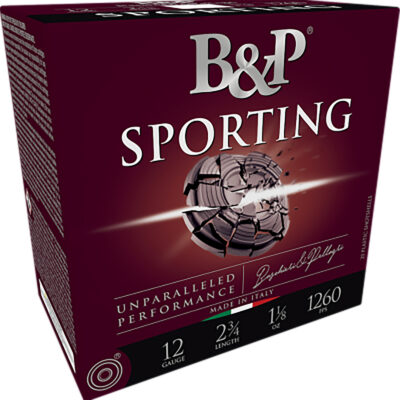 B&p Ammunition 12B1SC85 Sporting Clay  12Gauge 2.75″ 1oz 8.5Shot 25 Per Box/10 Case