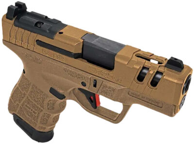 SAR USA SAR9SCG2BR SAR9 SC Gen2 Sub-Compact Frame 9mm Luger 15+1 3.30″ Black Steel Barrel, Bronze Cerakote Steel Optic Ready/Ported/Serrated Slide, Bronze Polymer Frame, Bronze Polymer Grip