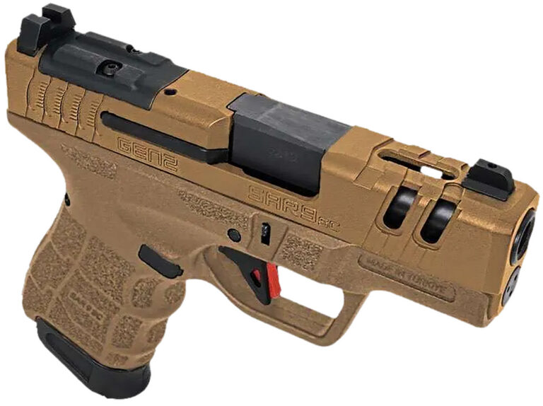SAR USA SAR9SCG2BR SAR9 SC Gen2 Sub-Compact Frame 9mm Luger 15+1 3.30″ Black Steel Barrel, Bronze Cerakote Steel Optic Ready/Ported/Serrated Slide, Bronze Polymer Frame, Bronze Polymer Grip