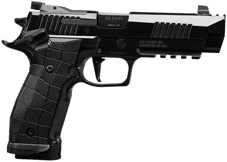 P226-XFIVE Reserve 9mm 4.4″ OR Black  (3)20-rd