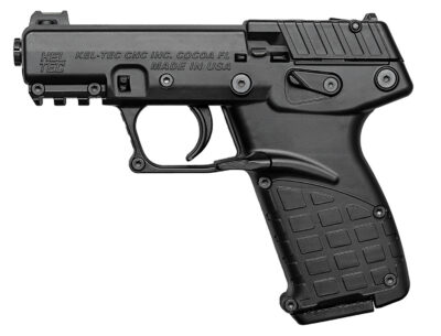 Kel-Tec P17BBLK10 P17  Compact Frame 22 LR 10+1 3.80″ Black Steel Barrel, Black Serrated Slide, Black Polymer Frame w/Picatinny Rail, Textured Grip, Ambidextrous
