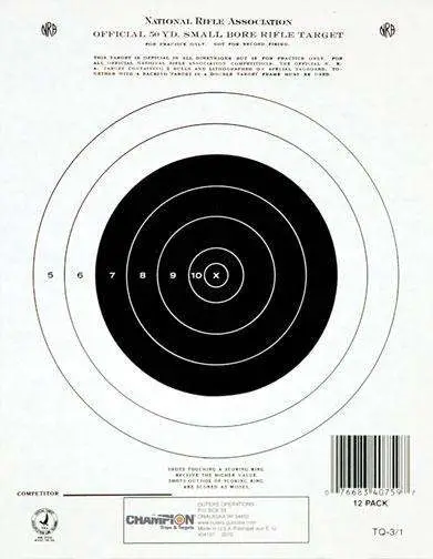 GTQ 3/1 50YD TRGTS 12PK 1/BULL