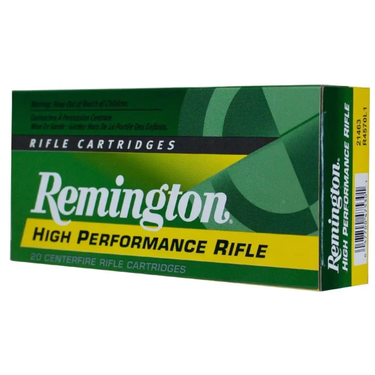 Remington High Performance Rifle Ammo 45-70 Govt. Full Pressure 300 gr. SJHP 20 rd. Remington High Performance Rifle Ammo 45-70 Govt. Full Pressure 300 gr. SJHP 20 rd.