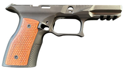 Sharps Bros SBGM16 Echelon Grip Module Black Anodized 7075 Aluminum Frame Cherry Grip