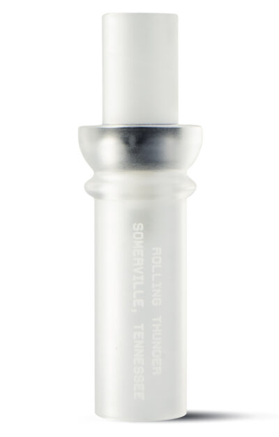 Rolling Thunder Game Call DC212CF Two Stroke Double Reed Cutdown Attracts Ducks Frost Acrylic