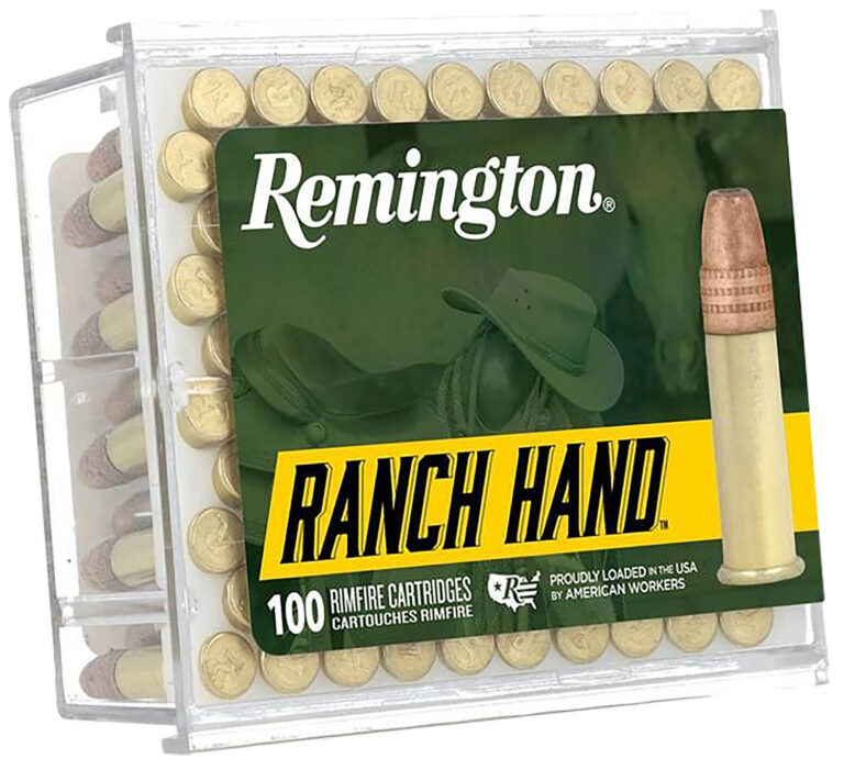 RANCH HAND 22 LONG RIFLE RIMFIRE AMMO RANCH HAND 22 LR 38GR COPPER PLATED HOLLOW POINT 100/BOX