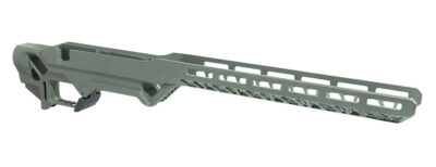 Timber Creek Outdoors ERCR7SAOD Enforcer Rifle Chassis OD Green Aluminum SA Rem700 Action Right