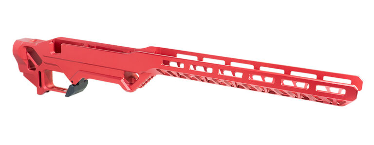 Timber Creek Outdoors ERCR7SAR Enforcer Rifle Chassis Red Aluminum SA Rem700 Action Right Timber Creek Outdoors ERCR7SAR Enforcer Rifle Chassis Red Aluminum SA Rem700 Action Right