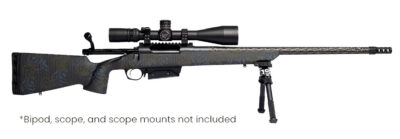 Horizon Firearms RF019C502216C20 Vandal Carbon II 7mm Back Country 22″ Black Fluted Barrel, Black Drilled & Tapped Receiver, Black Iota EKO X Carbon Fiber Stock