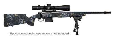Horizon Firearms RF017S232414T19 Vandal Prime 300 PRC 24″ Black Spiral Fluted Threaded Barrel, Drilled & Tapped Receiver, Textured Iota EKO Carbon Fiber Stock