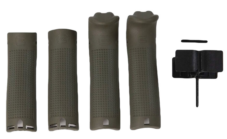 Glock 39843 Backstrap/Beavertail Set Battlefield Green Polymer Glock 39843 Backstrap/Beavertail Set Battlefield Green Polymer