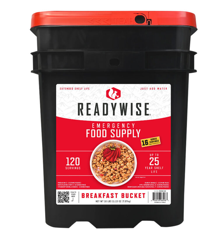 Wise Foods RW10121 Emergency Supplies Breakfast Bucket 120 Servings Wise Foods RW10121 Emergency Supplies Breakfast Bucket 120 Servings