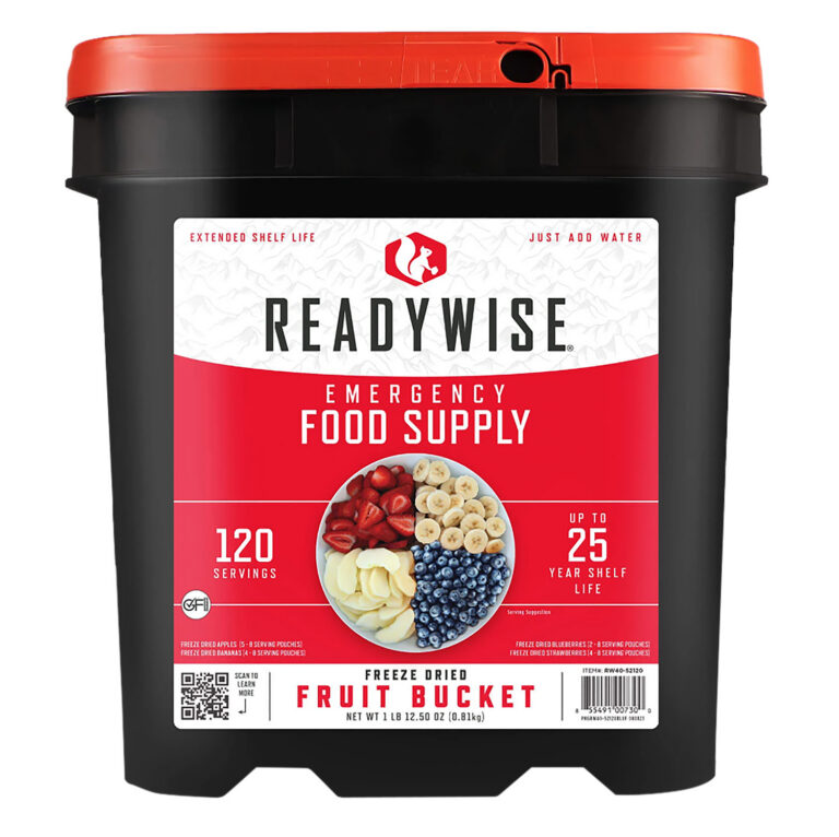 120 Serving Freeze Dried Fruit Bucket 120 Serving Freeze Dried Fruit Bucket