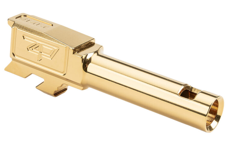 Zaffiri Precision ZP.43BCPG Glock  Ported Gold TiN Stainless Steel, Fits Glock 43/43X