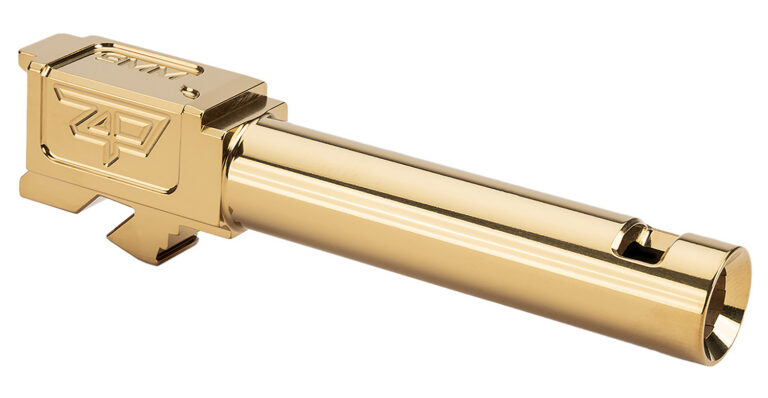 Zaffiri Precision ZP.19G5BCPG Glock  3.89″ Ported Gold TiN Stainless Steel, Fits Glock 19 Gen 5