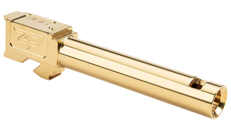 Zaffiri Precision ZP.17BCPG Ported Gold TiN Stainless Steel, Fits Glock 17 Gen1-4 Zaffiri Precision ZP.17BCPG Ported Gold TiN Stainless Steel, Fits Glock 17 Gen1-4