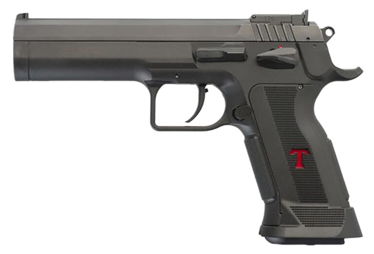 Tanfoglio TFLIMPROP9 Limited Custom 9mm Luger 19+1 4.76″ Stainless Steel Barrel, Black Serrated Steel Slide, Black Polymer Frame w/Beavertail, Textured Grip Tanfoglio TFLIMPROP9 Limited Custom 9mm Luger 19+1 4.76″ Stainless Steel Barrel, Black Serrated Steel Slide, Black Polymer Frame w/Beavertail, Textured Grip