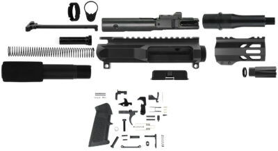 TacFire SSPK45ACPLPK4 Pistol Kit  45 ACP Black Steel