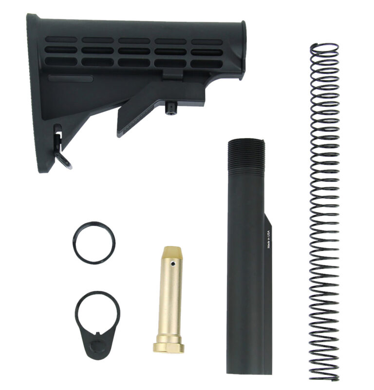 TacFire MAR084 Mil-Spec M4 Stock Kit Black TacFire MAR084 Mil-Spec M4 Stock Kit Black