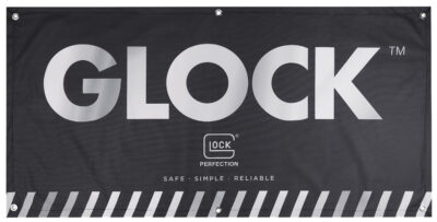 Glock AD02044 Fabric Banner  Black 4′ x 2′