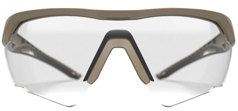 Glock AS41037 Crossover Tactical Glasses Clear Lens Desert Tan Frame Glock AS41037 Crossover Tactical Glasses Clear Lens Desert Tan Frame