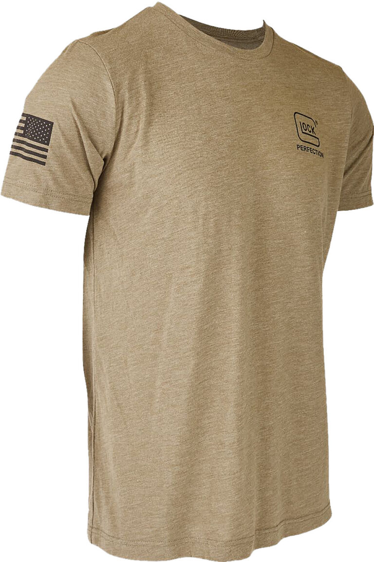 Glock AP96313 2nd Amendment Tee Olive Cotton/Polyester Short Sleeve Medium Glock AP96313 2nd Amendment Tee Olive Cotton/Polyester Short Sleeve Medium