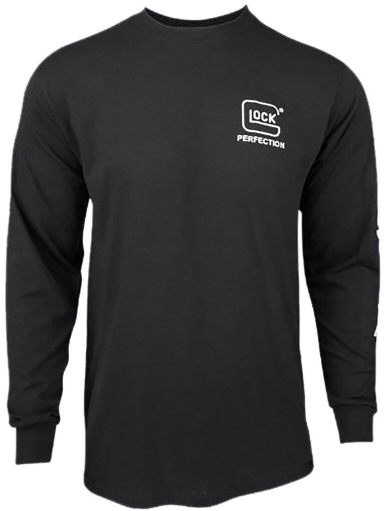 Glock AP96102 Perfection Long Sleeve Tee Black Pre-Shrunk Cotton Long Sleeve 2XL Glock AP96102 Perfection Long Sleeve Tee Black Pre-Shrunk Cotton Long Sleeve 2XL