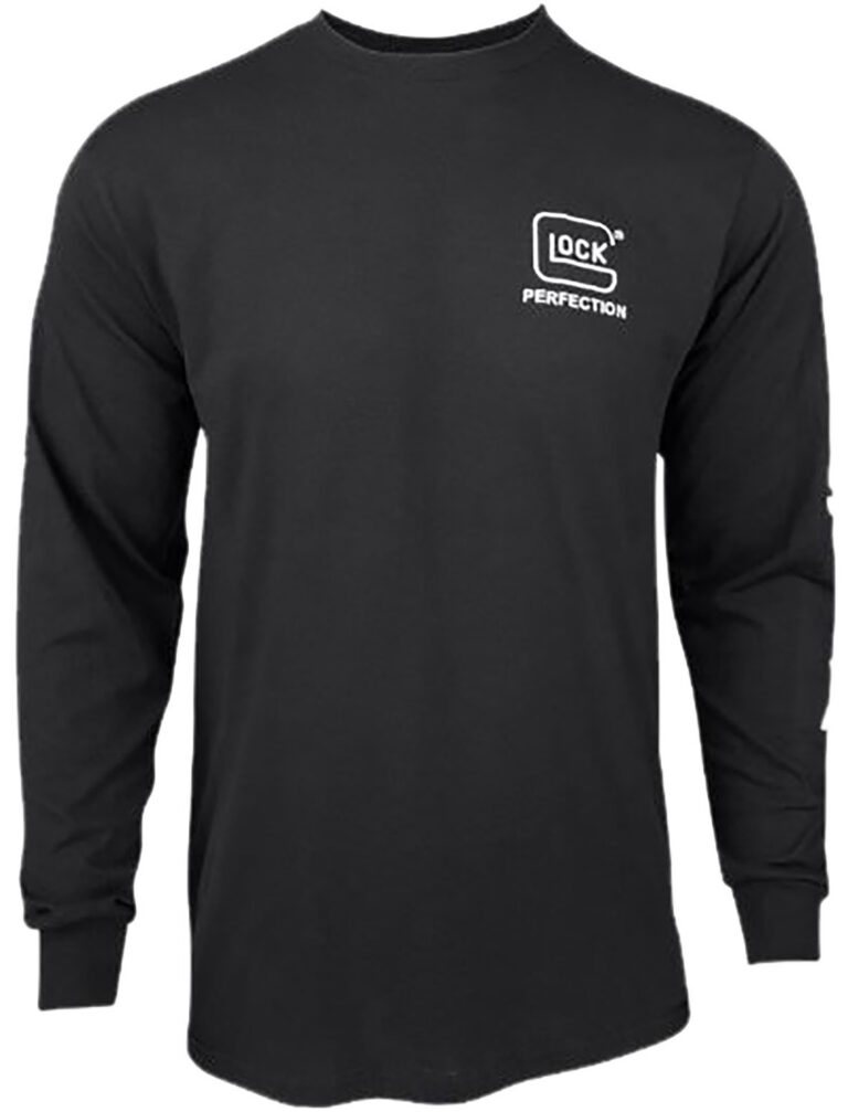 Glock AP96103 Perfection Long Sleeve Tee Black Pre-Shrunk Cotton Long Sleeve 3XL Glock AP96103 Perfection Long Sleeve Tee Black Pre-Shrunk Cotton Long Sleeve 3XL