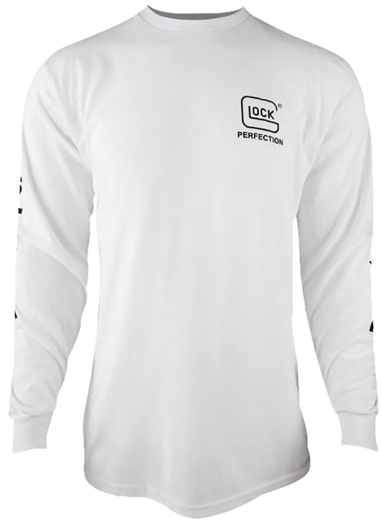 Glock AP96095 Perfection Long Sleeve Tee White Pre-Shrunk Cotton Long Sleeve XL Glock AP96095 Perfection Long Sleeve Tee White Pre-Shrunk Cotton Long Sleeve XL
