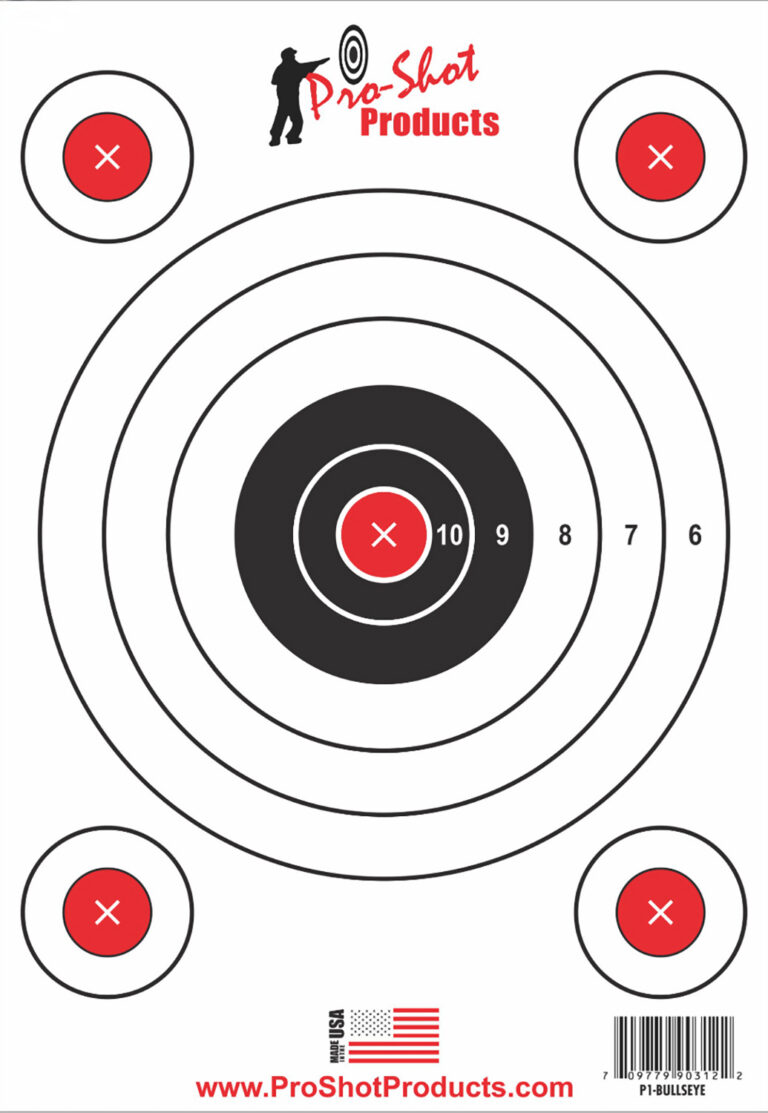 Pro-Shot P1BULLSEYE SplatterShot Hanging Heavy Paper 9″ x 13″ 6 Pack Pro-Shot P1BULLSEYE SplatterShot Hanging Heavy Paper 9″ x 13″ 6 Pack