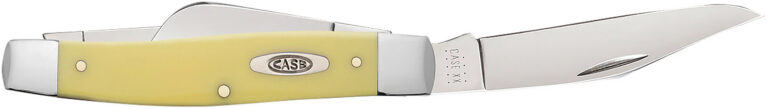 Case 00203 Stockman Large Folding Clip Point/Spey Plain Tumble Polish Carbon Steel Blade/Smooth Yellow Synthetic Handle Case 00203 Stockman Large Folding Clip Point/Spey Plain Tumble Polish Carbon Steel Blade/Smooth Yellow Synthetic Handle