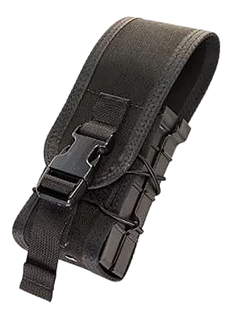 High Speed Gear 182RC0BK TACO X2R Mag Pouch Covered Black Nylon MOLLE Mount