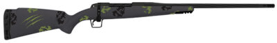 Fierce Firearms TWROG270WIN24BF Twisted Rogue 270 Win 24″ Armour Lube Black Steel Threaded Barrel, Drilled & Tapped Steel Receiver, LR Negative Comb Forest Camo Carbon Fiber Stock