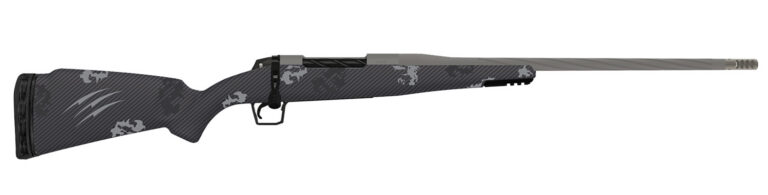 Fierce Firearms TWROG300PRC22GP Twisted Rogue Mini 300 PRC 22″ Tungsten Cerakote Steel Threaded Barrel, Drilled & Tapped Steel Receiver, LR Negative Comb Phantom Camo Carbon Fiber Stock
